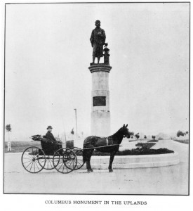 Columbus Statue in The Uplands